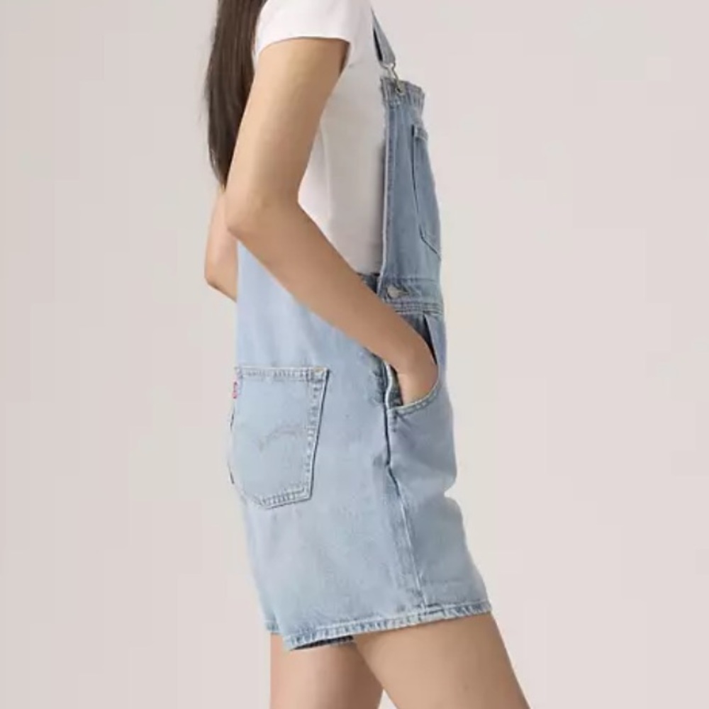 Levi's Blue Denim Overalls - Picture 10 of 14
